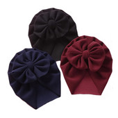 Armsad Bowknot Beebi peapaelad Turban Beebi Tüdrukute Müts Pehme Vastsündinud Beanie Mütsid Imiku väikelapse peakatted Beebi juuste aksessuaarid