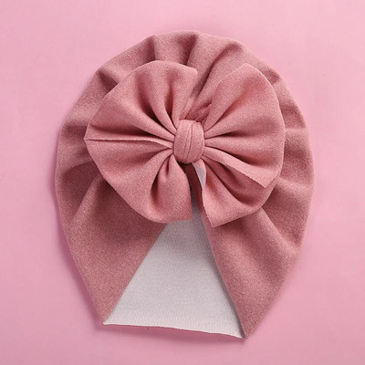 Armsad Bowknot Beebi peapaelad Turban Beebi Tüdrukute Müts Pehme Vastsündinud Beanie Mütsid Imiku väikelapse peakatted Beebi juuste aksessuaarid