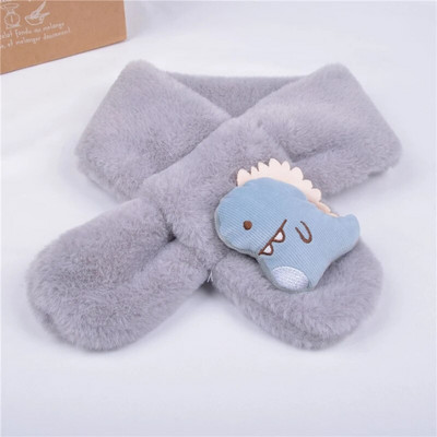 Χειμώνας Παιδιά Χαριτωμένα κινούμενα σχέδια Μαλακό βελούδινο κασκόλ Κοριτσάκι Μωρό Χοντρό ζεστό αντιανεμικό γιακά μαντίλι εξωτερικού χώρου Keep ζεστό Παιδικό μαντήλι