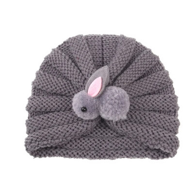Căciulă de iarnă tricotată pentru bebeluș pentru fată băiat Bonnet de culoarea bomboanei Enfant Iepure drăguț Beanie Turban Pălării pentru nou-născut Toddler Headwraps Cap