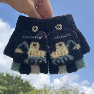 3-8 ετών Παιδικά γάντια Γάντια Κινούμενα σχέδια Βρεφικά γάντια Παιδικά γάντια Ζεστά χειμωνιάτικα Παιδικά γάντια Γάντια σαγιονάρα перчатки детские 아기장갑