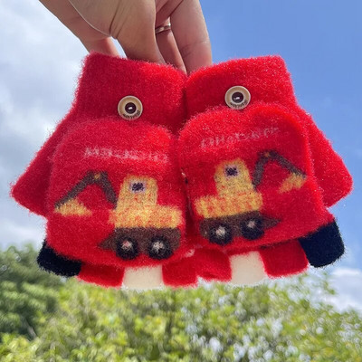 3-8 ετών Παιδικά γάντια Γάντια Κινούμενα σχέδια Βρεφικά γάντια Παιδικά γάντια Ζεστά χειμωνιάτικα Παιδικά γάντια Γάντια σαγιονάρα перчатки детские 아기장갑