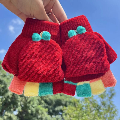 3-8 ετών Παιδικά γάντια Γάντια Κινούμενα σχέδια Βρεφικά γάντια Παιδικά γάντια Ζεστά χειμωνιάτικα Παιδικά γάντια Γάντια σαγιονάρα перчатки детские 아기장갑