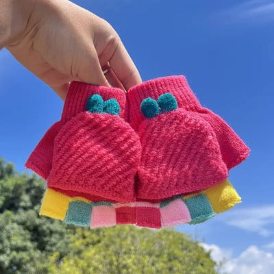 3-8 ετών Παιδικά γάντια Γάντια Κινούμενα σχέδια Βρεφικά γάντια Παιδικά γάντια Ζεστά χειμωνιάτικα Παιδικά γάντια Γάντια σαγιονάρα перчатки детские 아기장갑