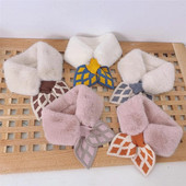 Talvine soe laste sall Pehme plüüsist sallid tüdrukule beebi karusnahast krae paks soe sall õues lastele kaelaräti beebitarvikud