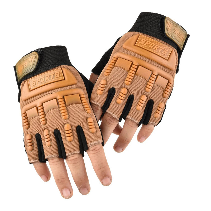 4–14 metų vaikams, taktinės pirštinės be pirštų.