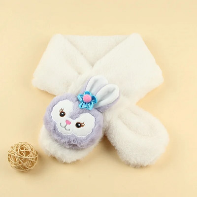 Χειμερινό μωρό κασκόλ Ζεστό παχύ Παιδικό κασκόλ με καρτούν Χαριτωμένο βελούδινο μωρό μωρό μαντίλι Χειμερινό μαντήλι Keep Warm Αξεσουάρ