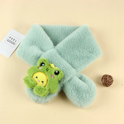 Χειμερινό μωρό κασκόλ Ζεστό παχύ Παιδικό κασκόλ με καρτούν Χαριτωμένο βελούδινο μωρό μωρό μαντίλι Χειμερινό μαντήλι Keep Warm Αξεσουάρ