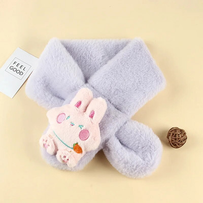 Χειμερινό μωρό κασκόλ Ζεστό παχύ Παιδικό κασκόλ με καρτούν Χαριτωμένο βελούδινο μωρό μωρό μαντίλι Χειμερινό μαντήλι Keep Warm Αξεσουάρ