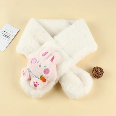 Χειμερινό μωρό κασκόλ Ζεστό παχύ Παιδικό κασκόλ με καρτούν Χαριτωμένο βελούδινο μωρό μωρό μαντίλι Χειμερινό μαντήλι Keep Warm Αξεσουάρ