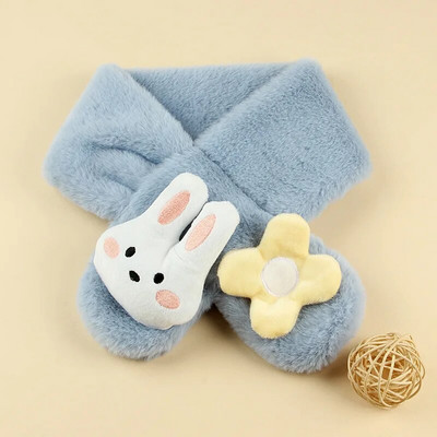 Χειμερινό μωρό κασκόλ Ζεστό παχύ Παιδικό κασκόλ με καρτούν Χαριτωμένο βελούδινο μωρό μωρό μαντίλι Χειμερινό μαντήλι Keep Warm Αξεσουάρ