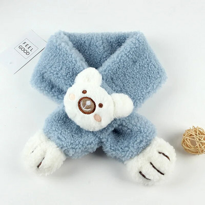 Χειμερινό μωρό κασκόλ Ζεστό παχύ Παιδικό κασκόλ με καρτούν Χαριτωμένο βελούδινο μωρό μωρό μαντίλι Χειμερινό μαντήλι Keep Warm Αξεσουάρ