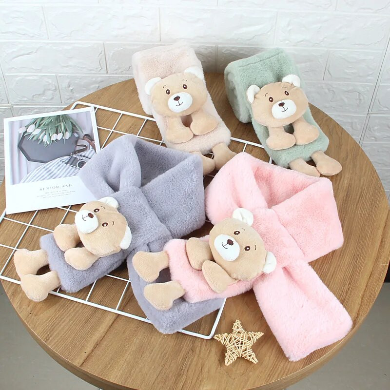 Kid Sall Lastele Tüdrukute Sall Armas Pehme Pehme Beebi Paks Poiste Talvine Kaelarätik Hoia soojas Tooted Beebitarvikud