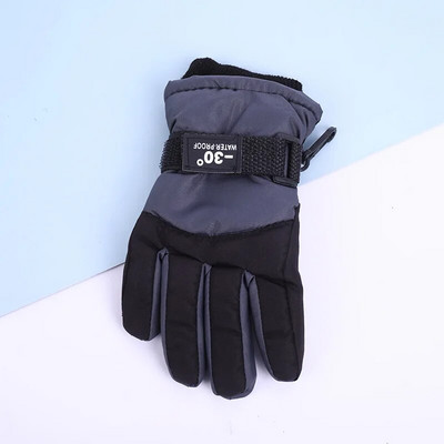 Mănuși rezistente la vânt, calde, pentru călărie, iarnă, în aer liber, copii, patinaj pe zăpadă, snowboarding, copii, mănuși impermeabile, respirabile