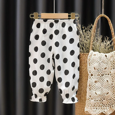 Καλοκαιρινό καθημερινό μωρό παντελόνι χαρέμι για κοριτσάκια Λεπτό δροσερό λουλουδάτο τύπωμα Παιδικό παντελόνι Bloomers Loose παιδικό παντελόνι κατά των κουνουπιών