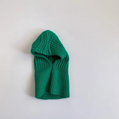 Νέο χειμωνιάτικο μωρό πλεκτό κασκόλ με κουκούλα Ζεστό Μονόχρωμο Φουλάρι Μονόχρωμο Φουλάρι Παιδιά Αγόρια Κορίτσια Γιακάς Λαιμού Keep Warm Αξεσουάρ