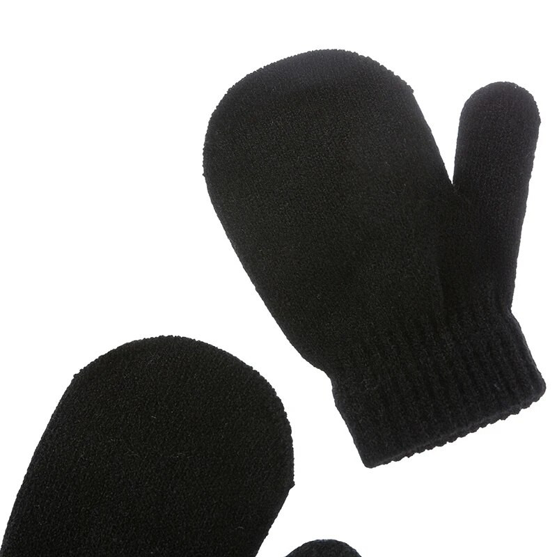 Χειμωνιάτικα Παιδικά Καπέλα Μωρά Κασκόλ Πλεκτό Χοντρό μονόχρωμο Καπέλο Παιδικά Αγόρια Κορίτσια Βρεφικό Ζεστό Κασκόλ Γάντι Γάντι 2/3 τμχ