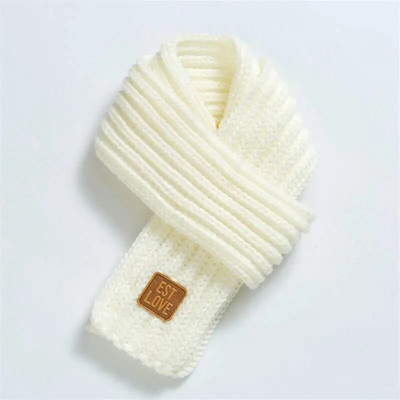 Μονόχρωμο πλεκτό μωρό μαντήλι Χειμερινό μαλακό ζεστό νεογέννητο παιδικό μαντήλι για μωρό κοριτσάκι παιδικό μαντήλι