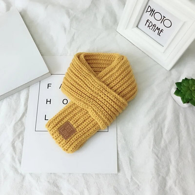 Μονόχρωμο πλεκτό μωρό μαντήλι Χειμερινό μαλακό ζεστό νεογέννητο παιδικό μαντήλι για μωρό κοριτσάκι παιδικό μαντήλι