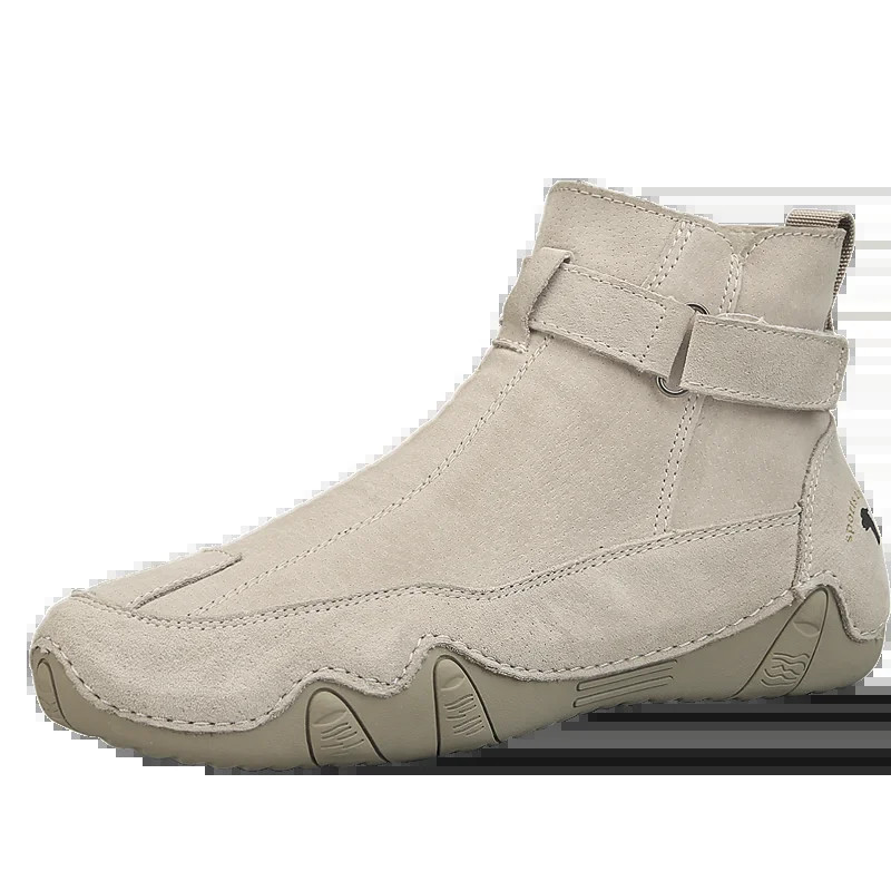 Ανδρικές μπότες με φερμουάρ στο πλάι 2023 Νέα παπούτσια για άντρες Ανδρικές μπότες casual ψηλά μποτάκια Hot Selling Flat κοντά μπότες Zapatos Para Hombres