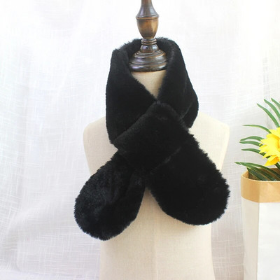 Lapsed Talvine Pehme Soe Sall Kunstküüliku karusnahast Ristkrae Sallid Lapsed Beebi Tüdruk Poiss Mood Sall Kael Soojem Kaelarätik