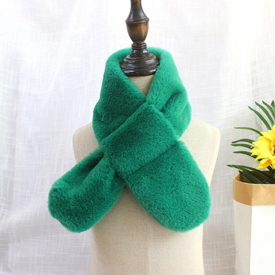 Lapsed Talvine Pehme Soe Sall Kunstküüliku karusnahast Ristkrae Sallid Lapsed Beebi Tüdruk Poiss Mood Sall Kael Soojem Kaelarätik