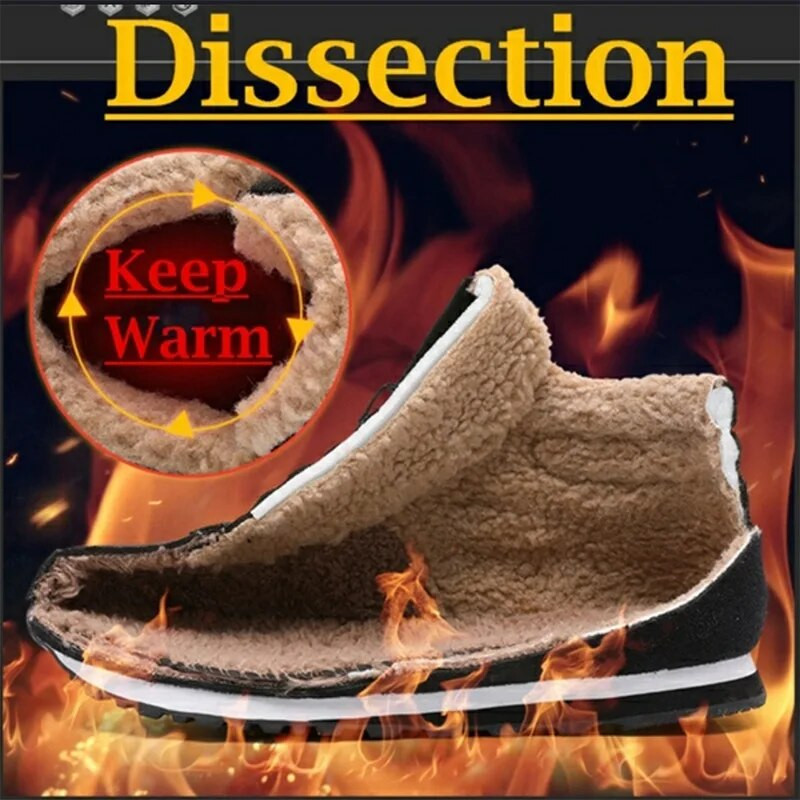 Vyriški batai Vyriški žieminiai batai Madingi sniego batai Batai didelio dydžio žieminiai sportbačiai kulkšnys Vyriški batai žieminiai batai juoda mėlyna avalynė