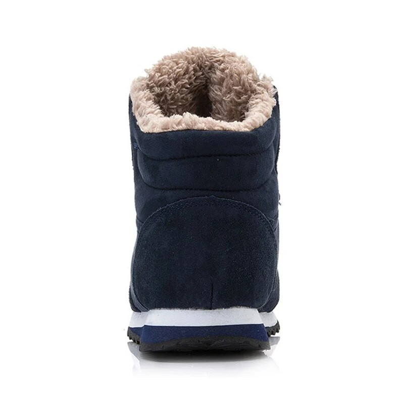 Vyriški batai Vyriški žieminiai batai Madingi sniego batai Batai didelio dydžio žieminiai sportbačiai kulkšnys Vyriški batai žieminiai batai juoda mėlyna avalynė