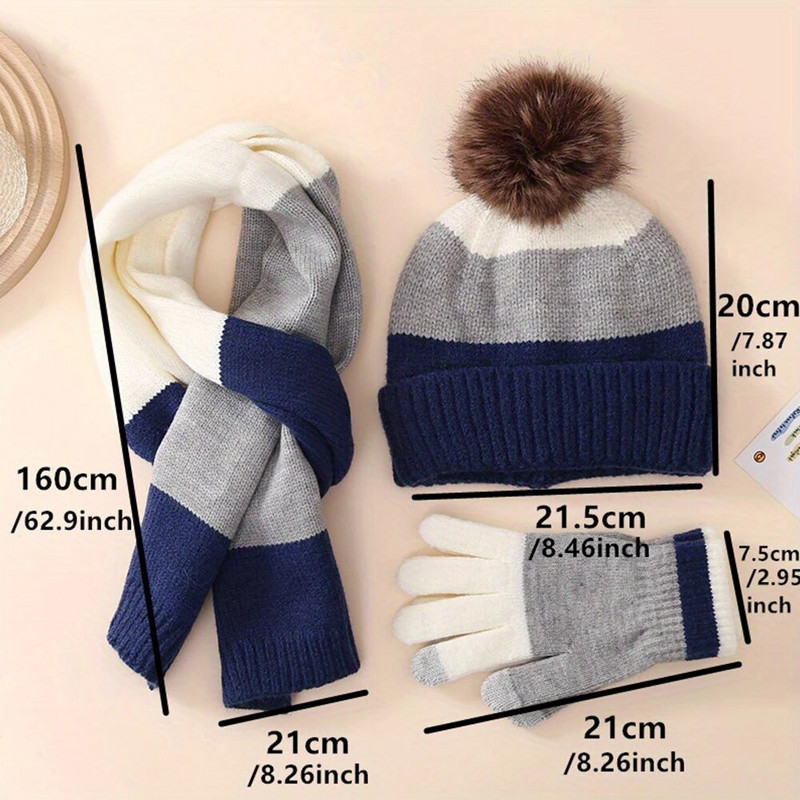 Νέο χειμωνιάτικο μωρό μωρό κασκόλ Σετ γάντια για αγόρια μπονέ Πλεκτά καπέλα Σετ κασκόλ Παιδικά σε εξωτερικούς χώρους Ζεστά βελούδινα καπέλα Κασκόλ για βρέφη