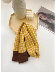 Νέα άφιξη 2023 Παιδικά Αγόρια Κοριτσίστικα Κασκόλ Χειμώνας Ζεστή Μόδα Συνονθύλευμα Καρό Πλεκτό Μακρύ Κασκόλ Παιδικά Κασκόλ 2-15 ετών