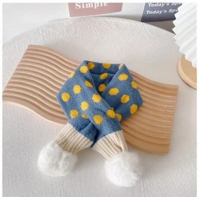 Νέα άφιξη 2023 Παιδικά Αγόρια Κοριτσίστικα Κασκόλ Χειμώνας Ζεστή Μόδα Συνονθύλευμα Καρό Πλεκτό Μακρύ Κασκόλ Παιδικά Κασκόλ 2-15 ετών