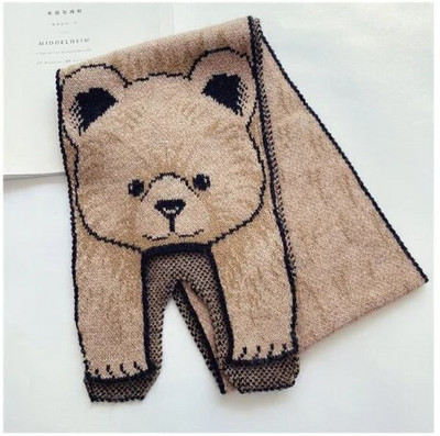 Νέα άφιξη 2023 Παιδικά Αγόρια Κοριτσίστικα Κασκόλ Χειμώνας Ζεστή Μόδα Συνονθύλευμα Καρό Πλεκτό Μακρύ Κασκόλ Παιδικά Κασκόλ 2-15 ετών