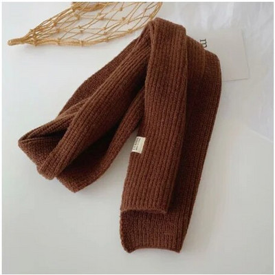 Νέα άφιξη 2023 Παιδικά Αγόρια Κοριτσίστικα Κασκόλ Χειμώνας Ζεστή Μόδα Συνονθύλευμα Καρό Πλεκτό Μακρύ Κασκόλ Παιδικά Κασκόλ 2-15 ετών