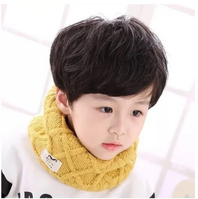 Νέα άφιξη 2023 Παιδικά Αγόρια Κοριτσίστικα Κασκόλ Χειμώνας Ζεστή Μόδα Συνονθύλευμα Καρό Πλεκτό Μακρύ Κασκόλ Παιδικά Κασκόλ 2-15 ετών