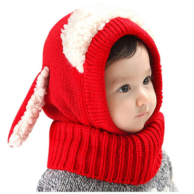Pălărie din tricot, lână caldă, băieți, pălării, eșarfă pentru copii, șapci de iarnă, glugă, pălărie pentru copii, mănuși și pălării pentru fetițe.