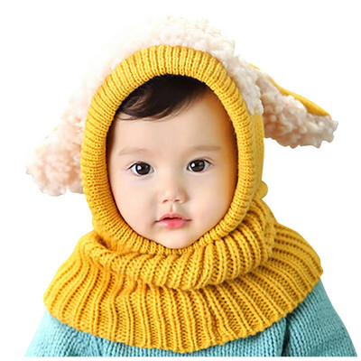 Pălărie din tricot, lână caldă, băieți, pălării, eșarfă pentru copii, șapci de iarnă, glugă, pălărie pentru copii, mănuși și pălării pentru fetițe.