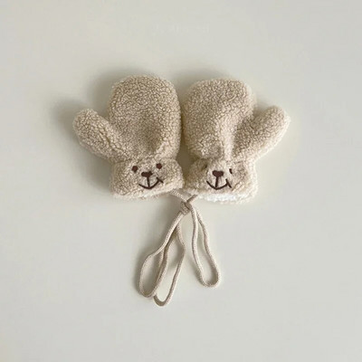 Iarnă Coral Fleece Guler de culoare pură Copii Eșarfă moale Bebeluș băiețel Fete Pluș Gât ursuleț Eșarfe calde Batic pentru gât în aer liber