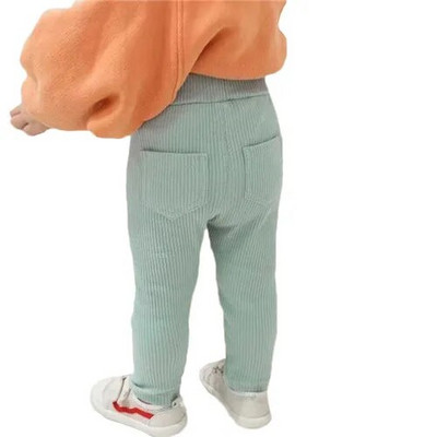 Noua sosire 0-4T Bebeluși Leggings Bumbac Pantaloni Mari Primăvară Toamnă Copii Fete Pantaloni Moda Pantaloni Lungi Solid Copii Tigaie