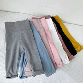 Toamnă, primăvară, jambiere pentru fetiță, bumbac, băieți, cu nervuri, lungime întreagă, sugari, haine pentru copii, pantaloni skinny, pantaloni casual pentru copii