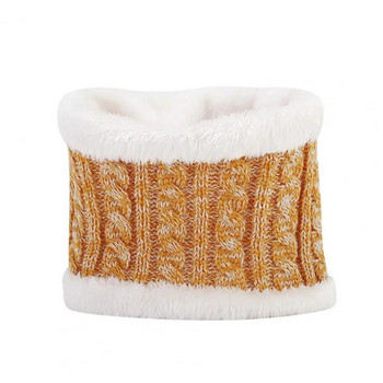 Топла мека шапка Детска плетена зимна шапка Ръкавици Комплект шалове Меки топли стилни аксесоари за пълна защита при студ