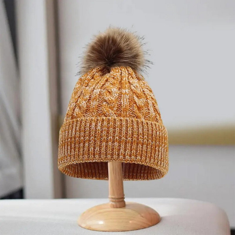 Warm Soft Beanie παιδικά πλεκτά γάντια χειμωνιάτικων καπέλων σετ κασκόλ Μαλακά ζεστά κομψά αξεσουάρ για πλήρη προστασία στο κρύο