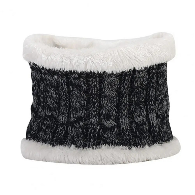 Σετ Παιδικά Καπέλο Γάντια Κασκόλ Cozy Stylish Παιδικά Χειμερινά Αξεσουάρ Σετ Πλεκτό Καπέλο Γάντια Κασκόλ με βελούδινη μπάλα για πλήρη