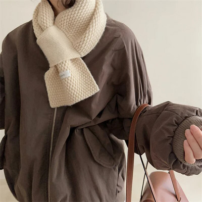 Eșarfă potrivită pentru familie, mamă, fată, băiat, toamnă, iarnă, tricotată caldă, guler încrucișat, inel pentru gât, eșarfe pentru copii, eșarfe noi sosiri