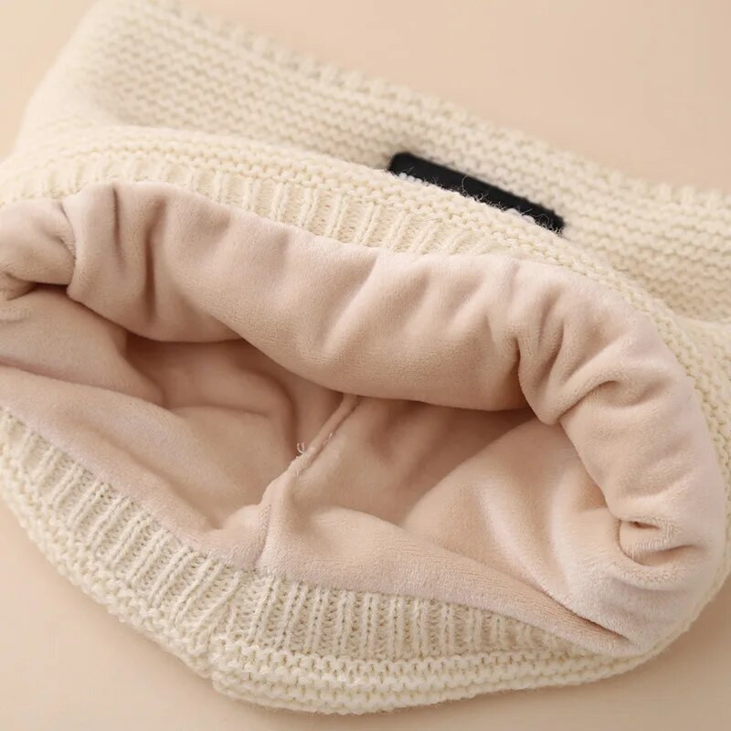 3 TK talvine beebikomplekt Sallmüts Kindad Poistele Tüdrukutele Õues Soe kootud Lastele Nokamüts Kahekordse palliga beebikapoti mütsid 2-5a 아기비니