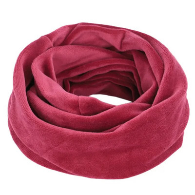 Bársonyos őszi téli sál fiúknak lányoknak női férfiaknak gyerekeknek vastag, elasztikus hangtompítók gyerekeknek nyakmelegítő gyűrű baba sál