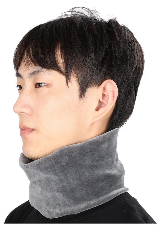 Bársonyos őszi téli sál fiúknak lányoknak női férfiaknak gyerekeknek vastag, elasztikus hangtompítók gyerekeknek nyakmelegítő gyűrű baba sál