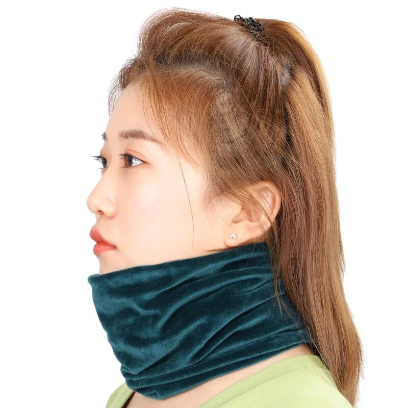 Bársonyos őszi téli sál fiúknak lányoknak női férfiaknak gyerekeknek vastag, elasztikus hangtompítók gyerekeknek nyakmelegítő gyűrű baba sál