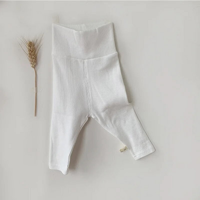 2023 Haine pentru nou-născut fete pantaloni cu talie înaltă sugari pantaloni comozi Pp toamnă băieți jambiere copii bebeluși pantaloni copii 0-3 t