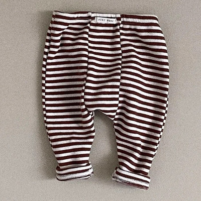 2023 Haine pentru nou-născut fete pantaloni cu talie înaltă sugari pantaloni comozi Pp toamnă băieți jambiere copii bebeluși pantaloni copii 0-3 t