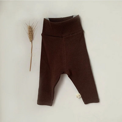 2023 Haine pentru nou-născut fete pantaloni cu talie înaltă sugari pantaloni comozi Pp toamnă băieți jambiere copii bebeluși pantaloni copii 0-3 t